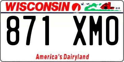WI license plate 871XMO
