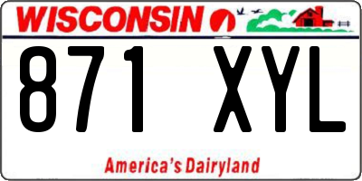 WI license plate 871XYL