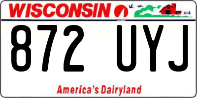 WI license plate 872UYJ