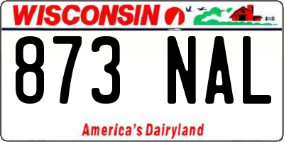 WI license plate 873NAL