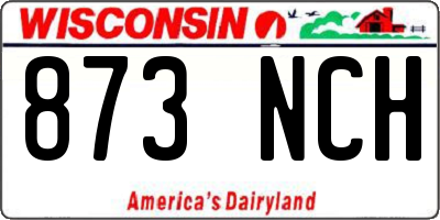 WI license plate 873NCH