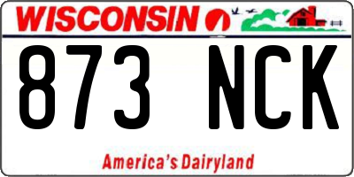 WI license plate 873NCK