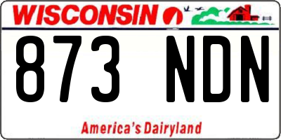 WI license plate 873NDN