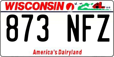 WI license plate 873NFZ
