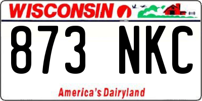 WI license plate 873NKC