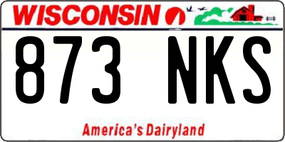 WI license plate 873NKS