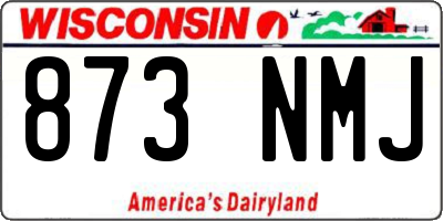 WI license plate 873NMJ