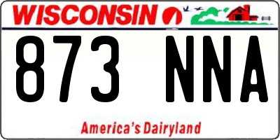 WI license plate 873NNA