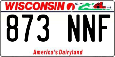 WI license plate 873NNF