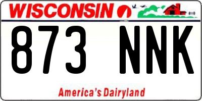 WI license plate 873NNK