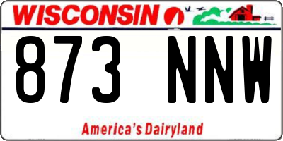 WI license plate 873NNW
