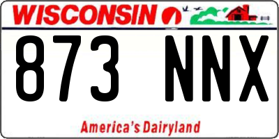 WI license plate 873NNX