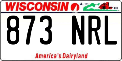 WI license plate 873NRL