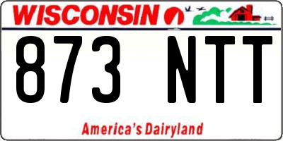 WI license plate 873NTT