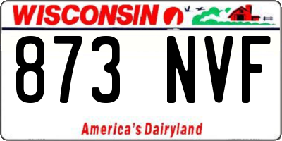 WI license plate 873NVF
