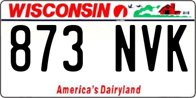 WI license plate 873NVK