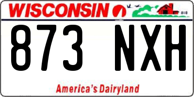 WI license plate 873NXH