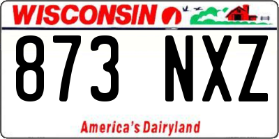 WI license plate 873NXZ