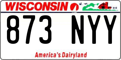 WI license plate 873NYY