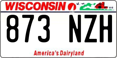 WI license plate 873NZH