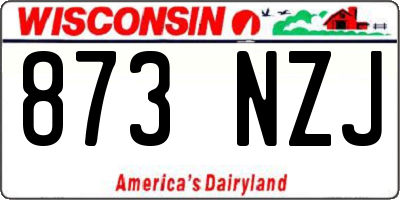 WI license plate 873NZJ