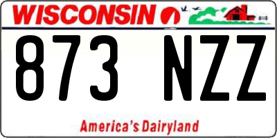 WI license plate 873NZZ