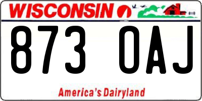 WI license plate 873OAJ