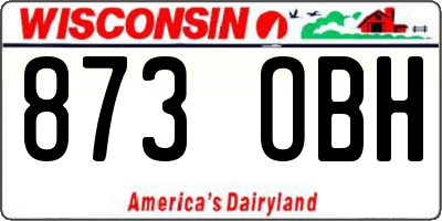 WI license plate 873OBH