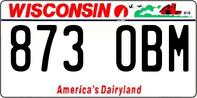 WI license plate 873OBM