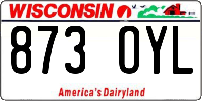 WI license plate 873OYL