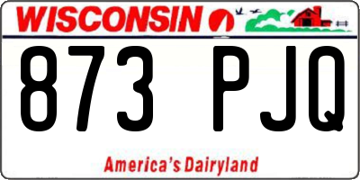 WI license plate 873PJQ