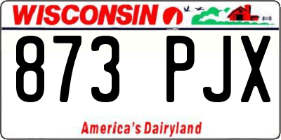 WI license plate 873PJX