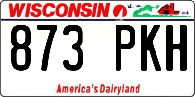 WI license plate 873PKH