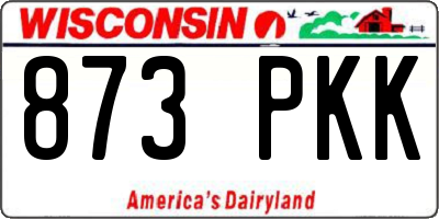 WI license plate 873PKK