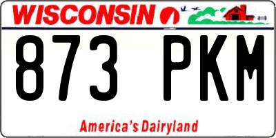 WI license plate 873PKM