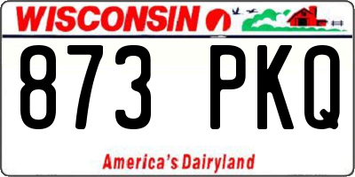 WI license plate 873PKQ