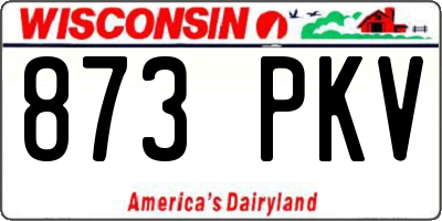 WI license plate 873PKV