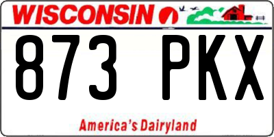 WI license plate 873PKX