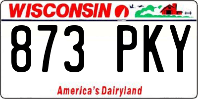 WI license plate 873PKY
