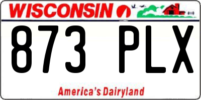 WI license plate 873PLX