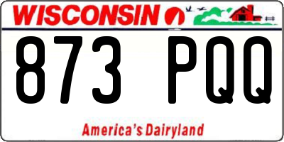 WI license plate 873PQQ