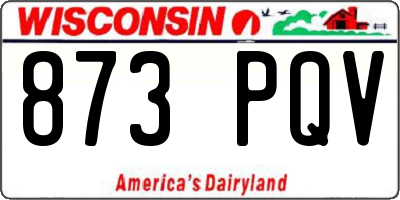 WI license plate 873PQV
