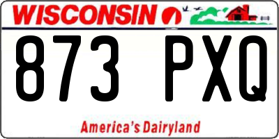 WI license plate 873PXQ