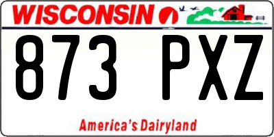 WI license plate 873PXZ