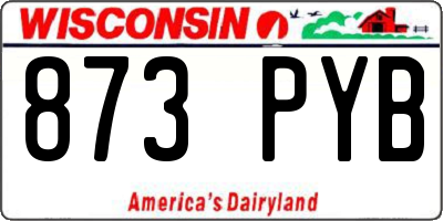 WI license plate 873PYB
