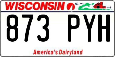 WI license plate 873PYH