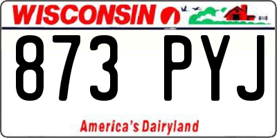 WI license plate 873PYJ