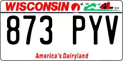 WI license plate 873PYV