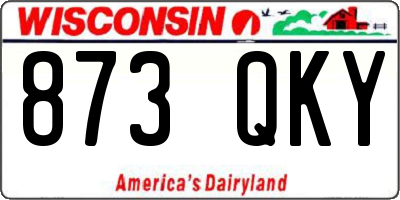 WI license plate 873QKY