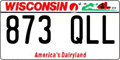 WI license plate 873QLL